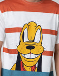 Disney Striped Pluto Lengan Pendek Kaos