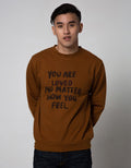 Details Sweatshirt Jumper Mix Embro You Are Loved
