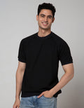 Details Sweatshirt Short Sleeve Jumper Basic Texture
