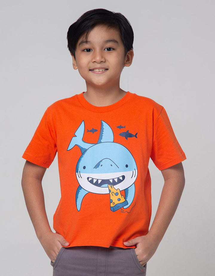 Little M Short Sleeve T-Shirt Smile Shark