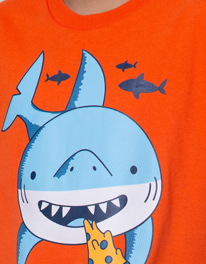 Little M Short Sleeve T-Shirt Smile Shark