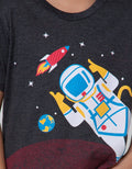 Little M Short Sleeve T-Shirt Basic Best Buy Astronaut
