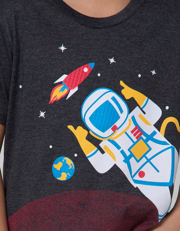 Little M Short Sleeve T-Shirt Basic Best Buy Astronaut