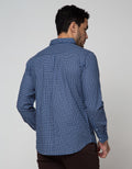 Details Long Sleeve Shirt Print Check Cotton Slub