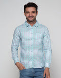 Details Long Sleeve Shirt Print Check