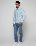 Details Long Sleeve Shirt Print Check