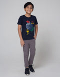 Little M Short Sleeve T-Shirt Dino Space