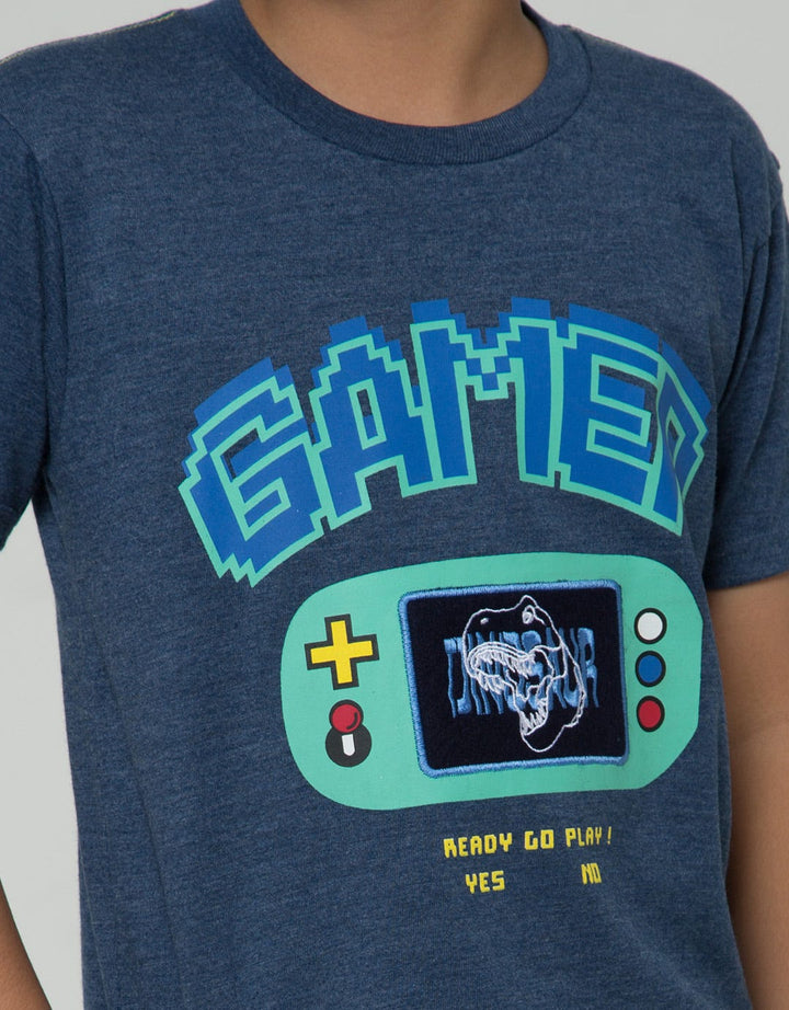 Little M Gampe Apli Boys' T-Shirt