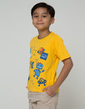Little M Rib Bordir Kaos Anak Laki-laki
