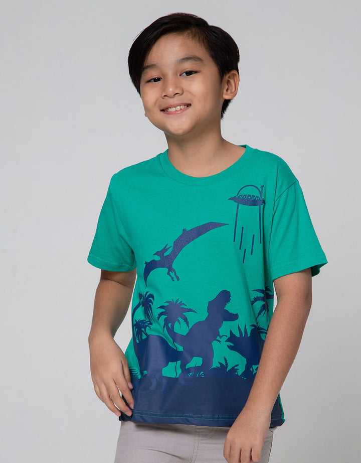 Little M Short Sleeve T-Shirt Shadow Dino