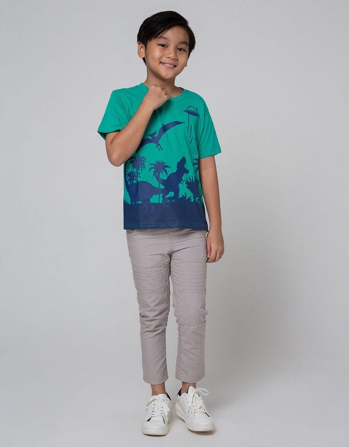Little M Short Sleeve T-Shirt Shadow Dino