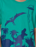 Little M Short Sleeve T-Shirt Shadow Dino