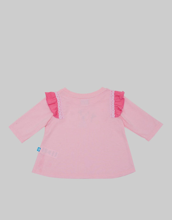 Pipiniko Long Sleeve T-Shirt Bear Ruffle