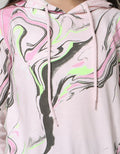 Nevada Sweatshirt Hoodie Fullprint Marble Pattern