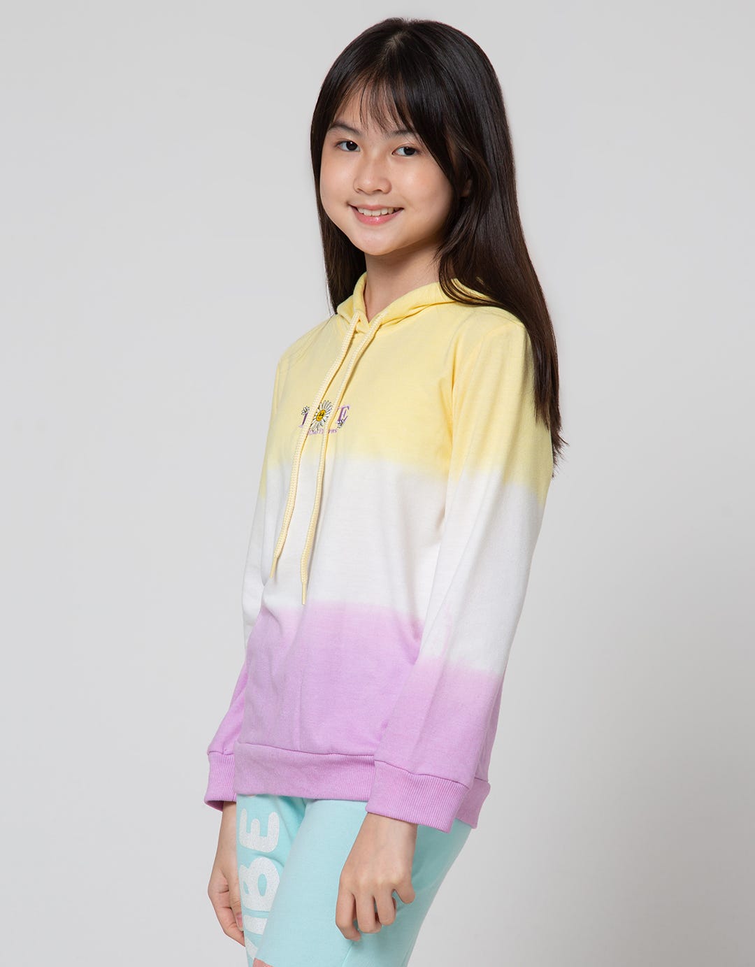 Nevada Bordir Love Sweater Anak Perempuan