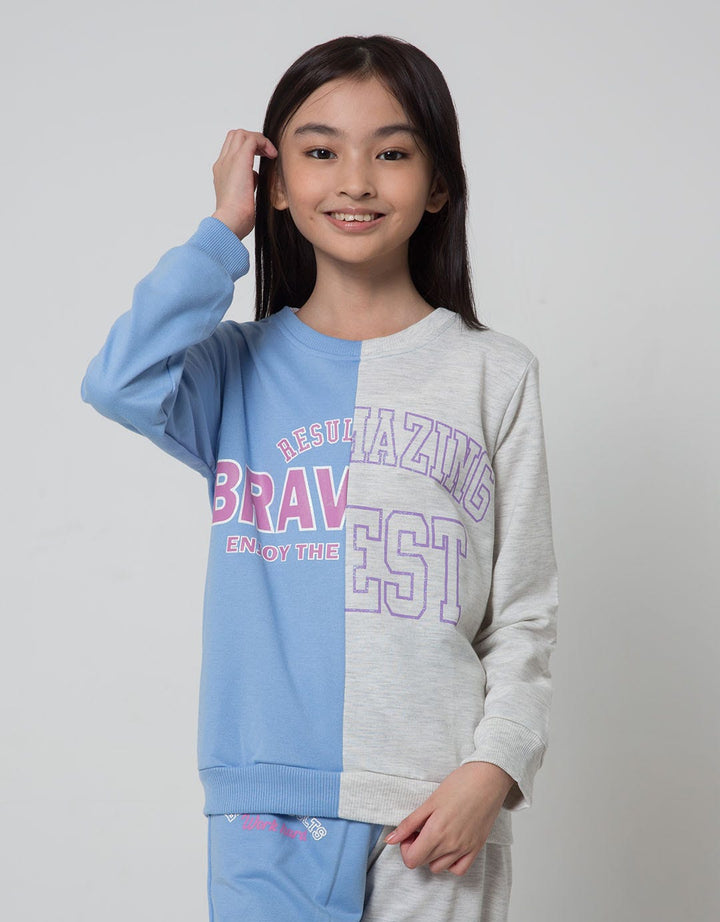 Nevada Half Brave Sweater Anak Perempuan