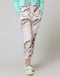 Nevada Jogger Pants Knit Fullprint Marble Pattern
