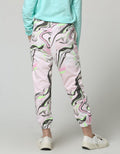Nevada Jogger Pants Knit Fullprint Marble Pattern