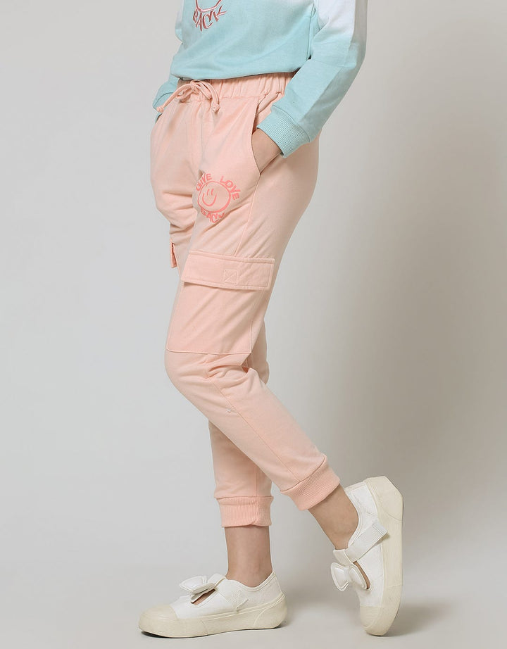 Nevada Give Love Pocket Celana Jogger Anak Perempuan