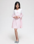Nevada Long Sleeve Midi Dress Daily Dip Dye Pink Thing