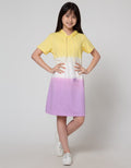 Nevada Dip Dye Hoodie Dress Anak Perempuan