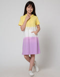 Nevada Dip Dye Hoodie Dress Anak Perempuan