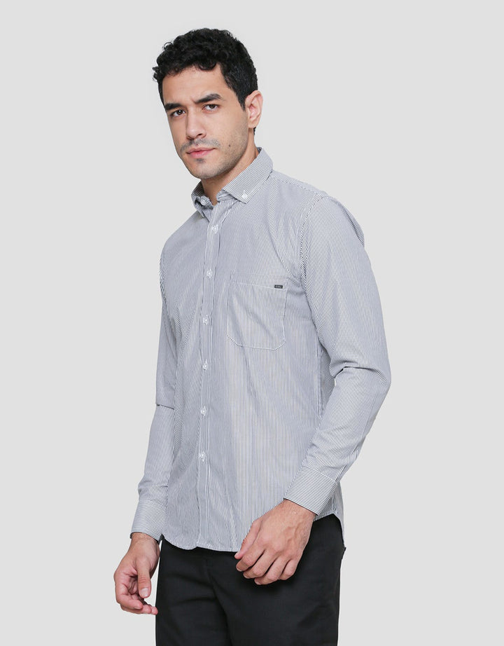 Cardinal Kemeja Stripe Formal Pria