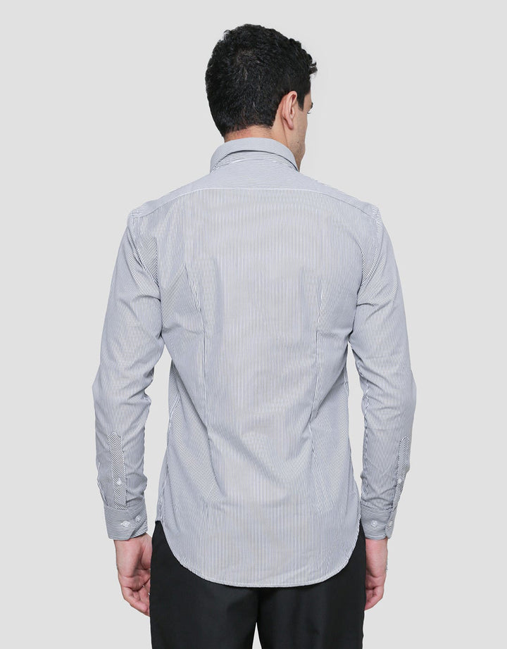 Cardinal Kemeja Stripe Formal Pria