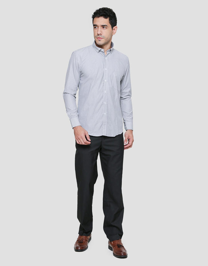 Cardinal Kemeja Stripe Formal Pria