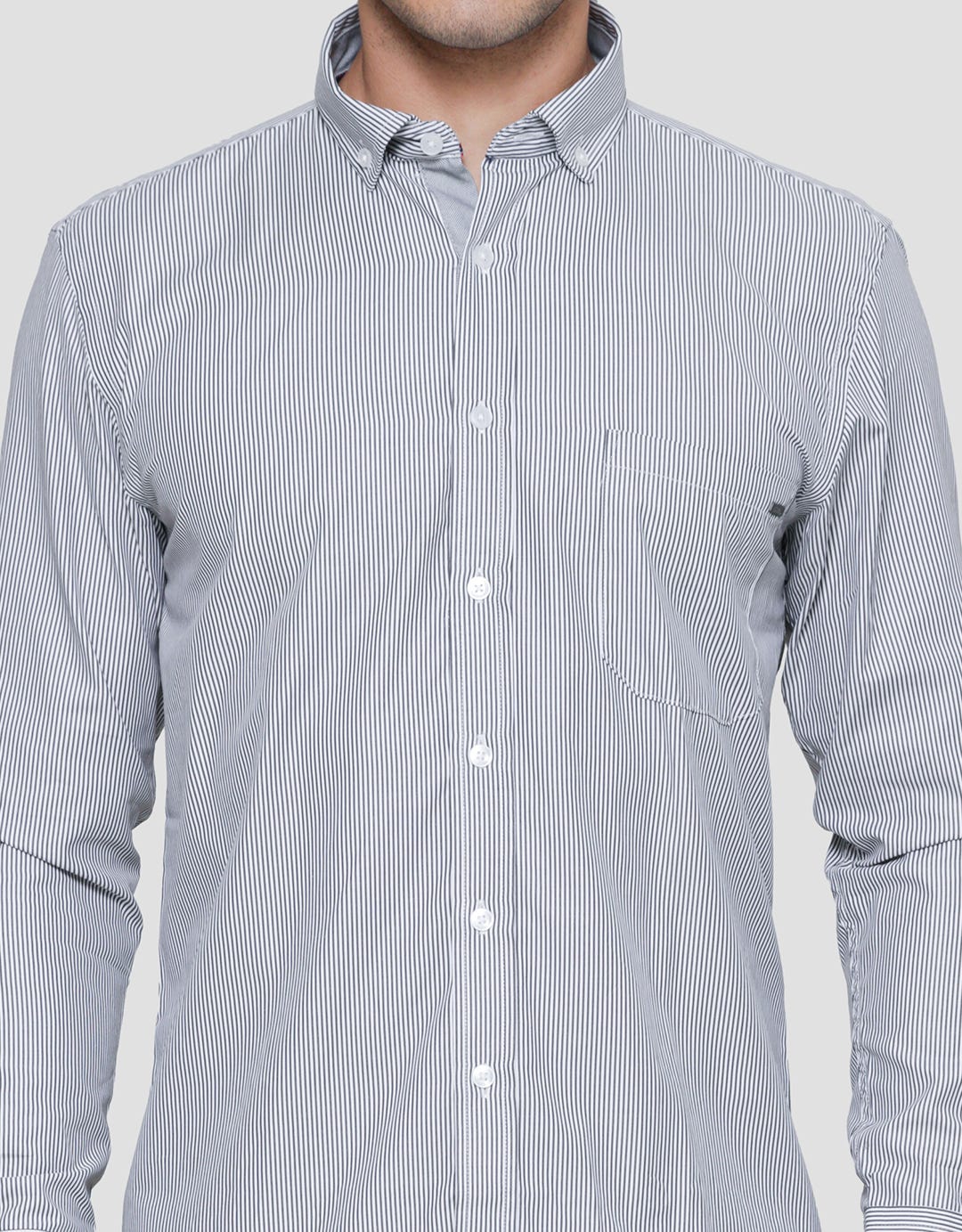 Cardinal Kemeja Stripe Formal Pria