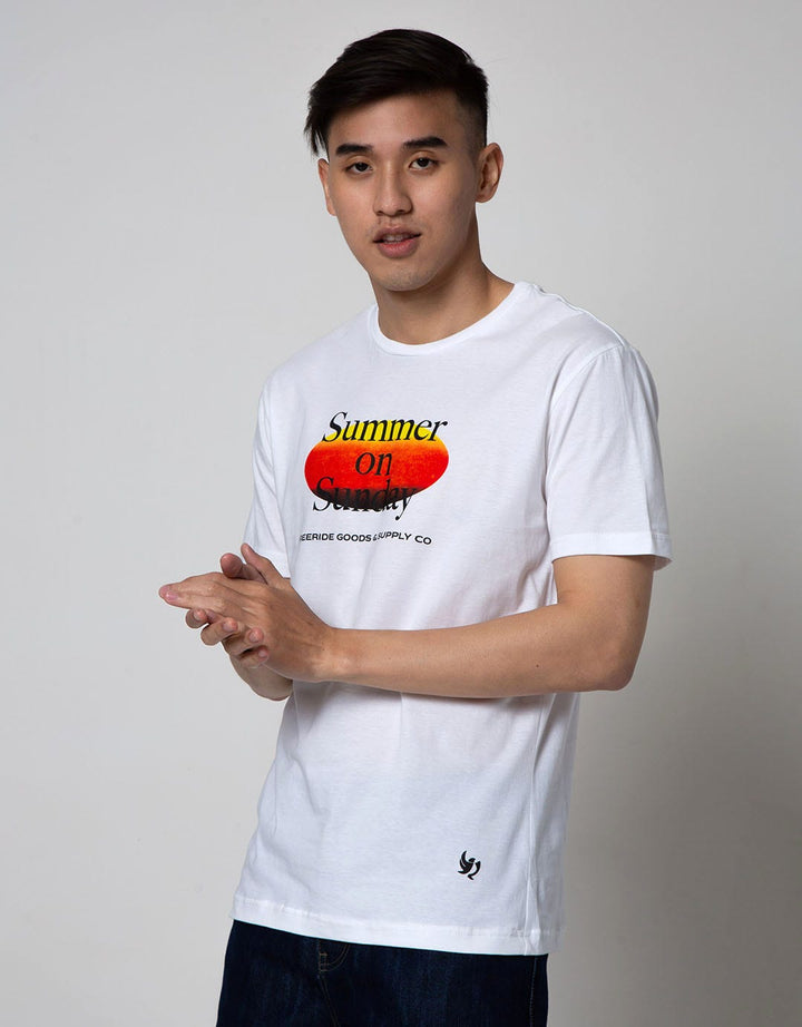 Freeride T-Shirt Pria Print Summer On Sunday