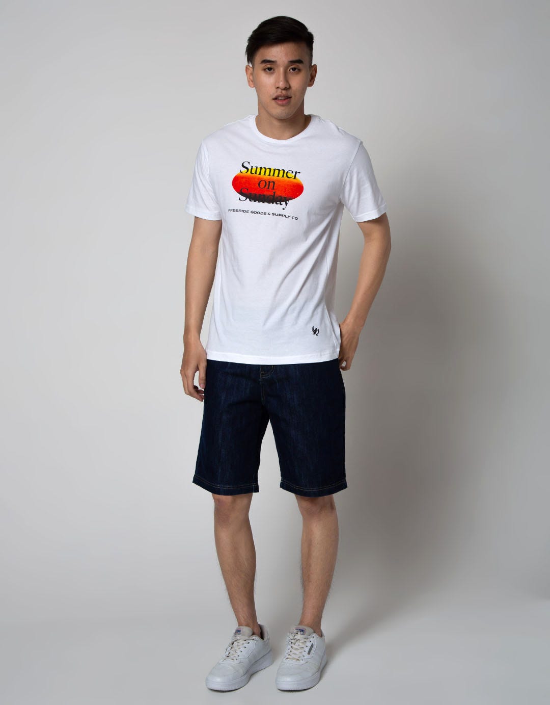 Freeride T-Shirt Pria Print Summer On Sunday