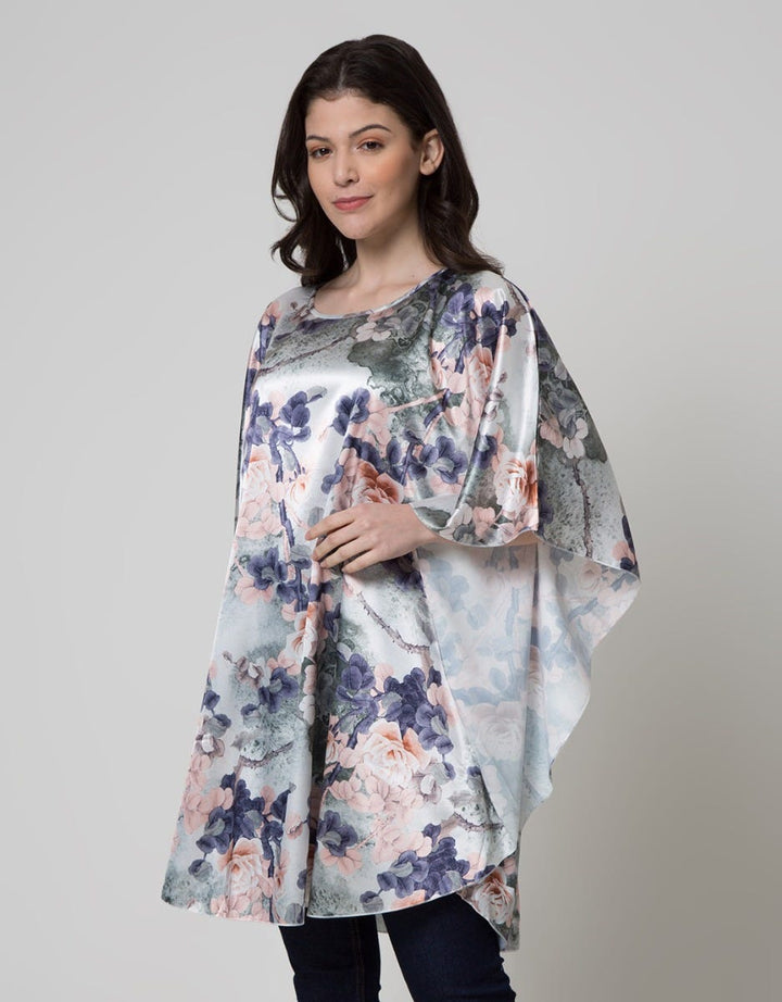 Cynthia Short Batwing Full Print Dress