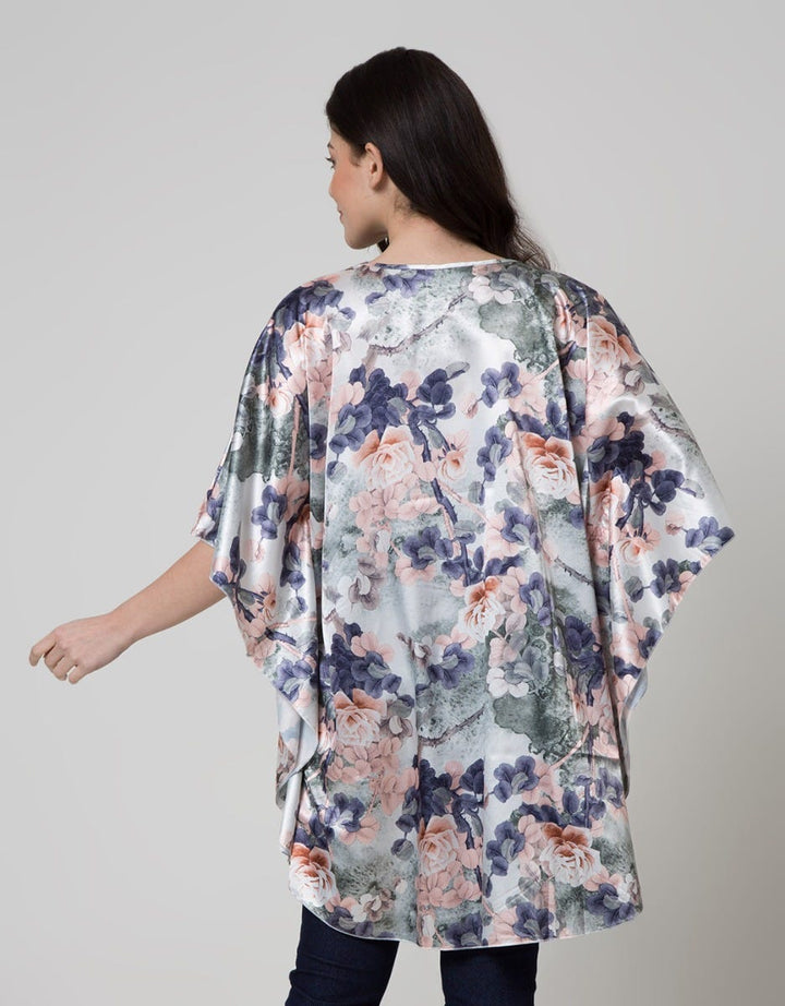 Cynthia Short Batwing Full Print Dress