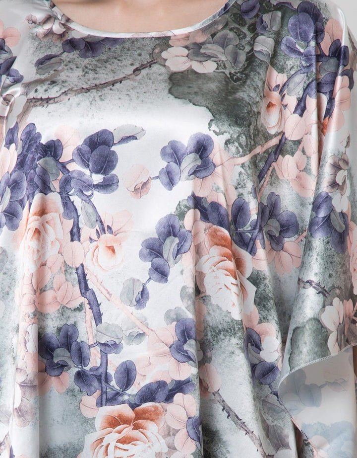 Cynthia Short Batwing Full Print Dress