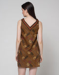 Cynthia V Neck Sleeveless Batik Dress