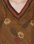 Cynthia V Neck Sleeveless Batik Dress