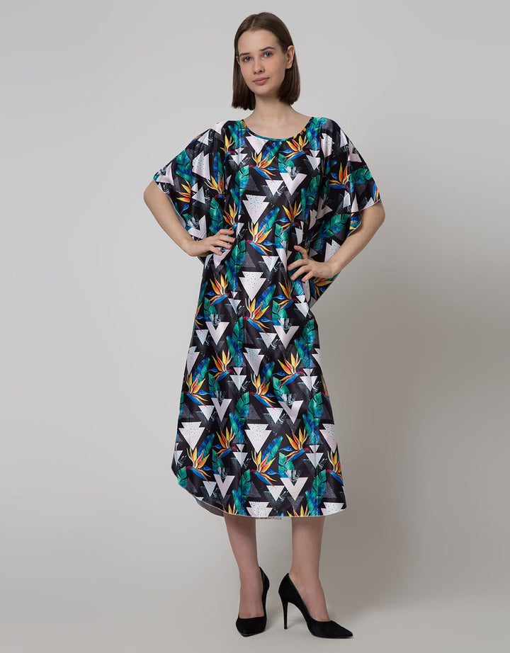 Cynthia Meili Long Batwing Dress for Women