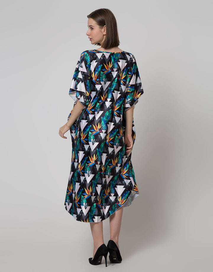Cynthia Meili Long Batwing Dress for Women