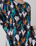 Cynthia Meili Long Batwing Dress for Women