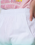 Nevada Short Pants Knit Dip Dye Mint