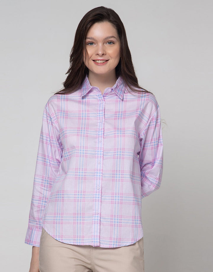 Nevada Long Sleeve Shirt Check Print