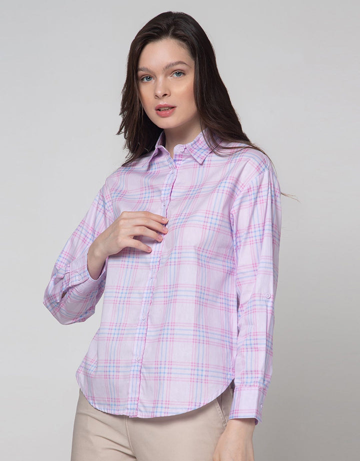 Nevada Long Sleeve Shirt Check Print
