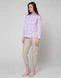 Nevada Long Sleeve Shirt Check Print