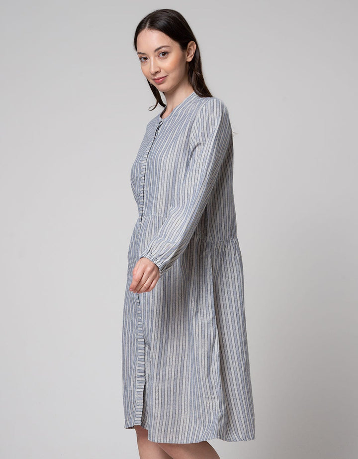 Triset Casual Stripe Combination Dress