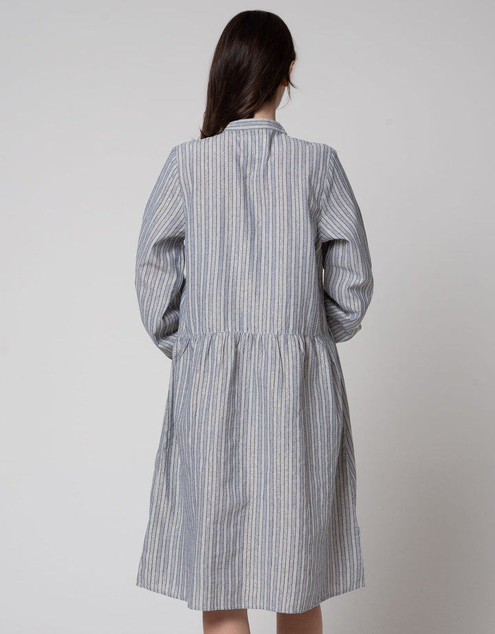 Triset Casual Stripe Combination Dress