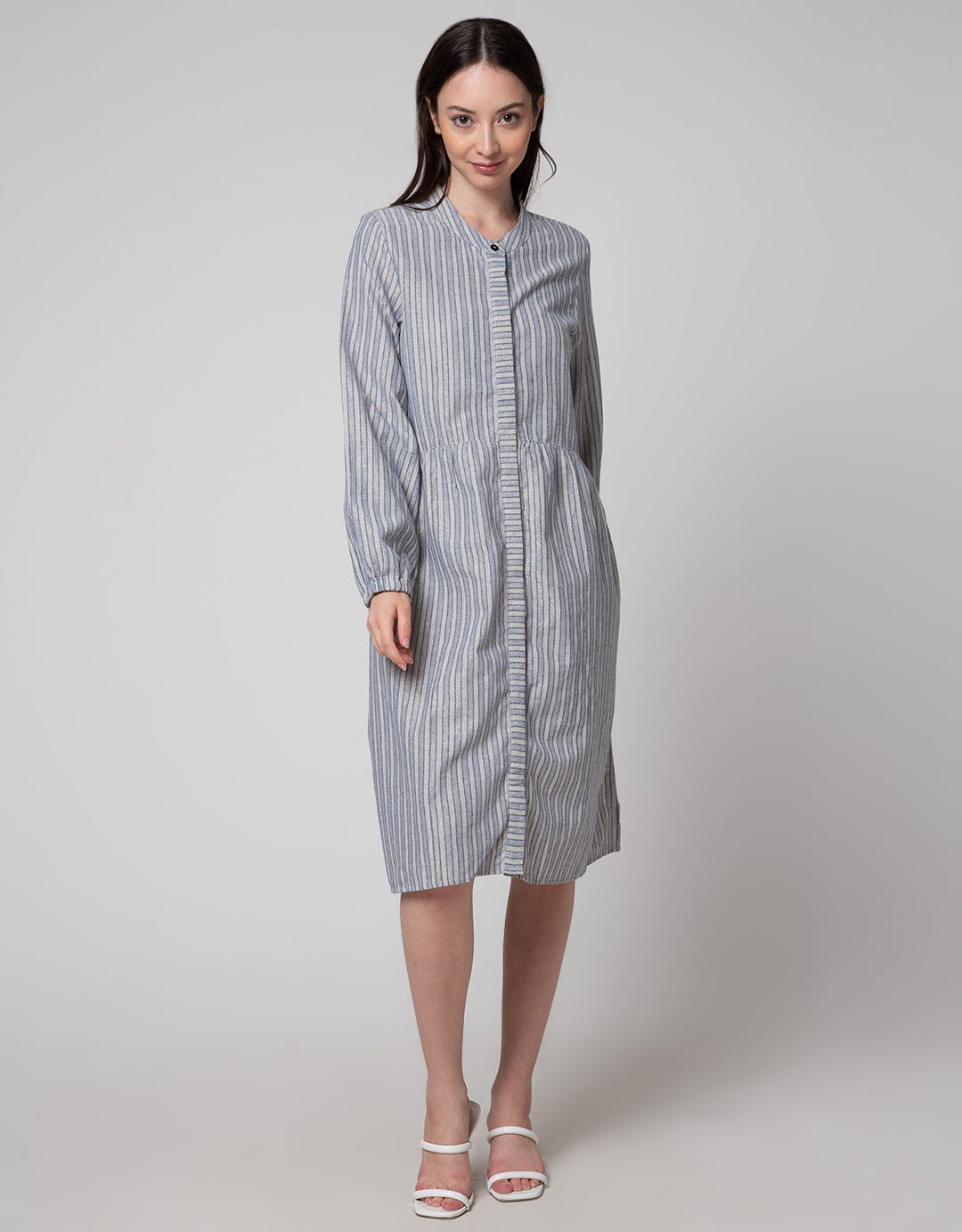 Triset Casual Stripe Combination Dress