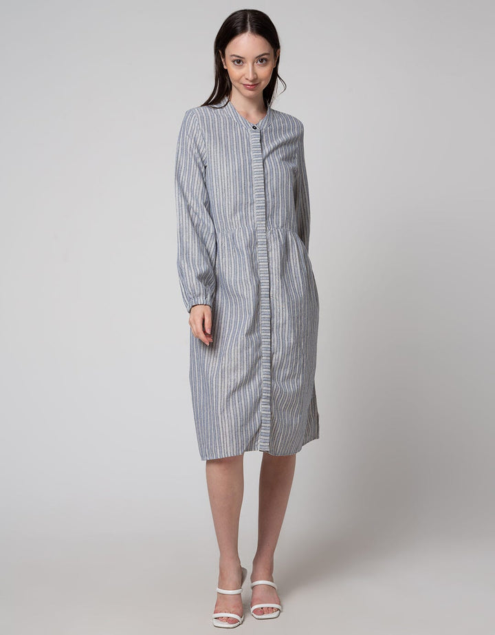 Triset Casual Stripe Combination Dress