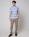 Watchout Casual Short Sleeves Koko Stripe Motif