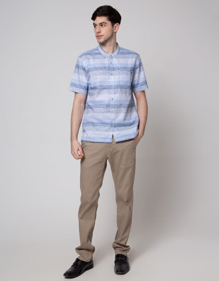 Watchout Casual Short Sleeves Koko Stripe Motif